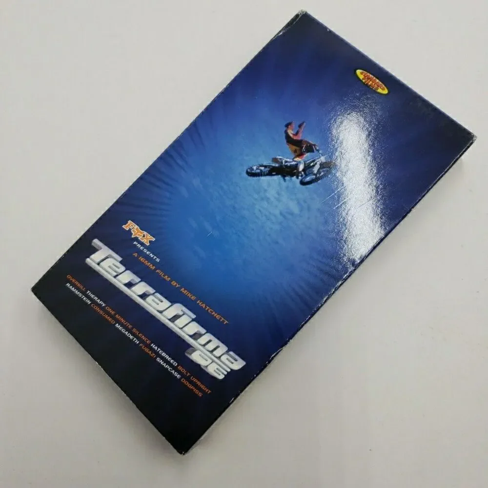 Fox Racing VHS Lot Terrafirma 6 and Seth The Hard Way Motocross Videos